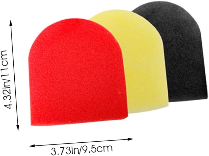 12 Pack Black Microphone Foam Windscreen Caps For KTV Easy Install Mic Protection - Image 2
